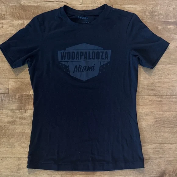 Black NOBULL Wodapalooza Miami T-Shirt - Picture 1 of 2
